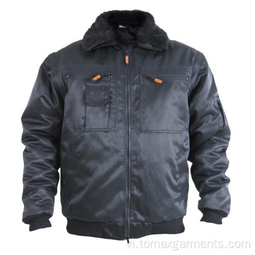 Tay áo có thể tháo rời với khóa kéo Winter Jacket